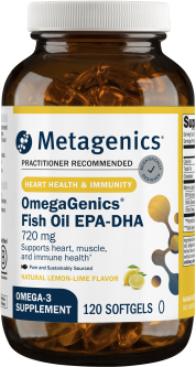 Metagenics OmegaGenics Fish Oil EPA-DHA 720 Lemon 120 gels